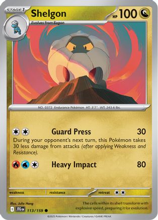 Shelgon (113) Reverse Holofoil - Journey Together