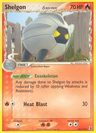 Shelgon (Delta Species) (54) Reverse Holofoil - Delta Species