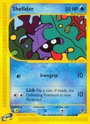 Shellder (129) Reverse Holofoil - Expedition