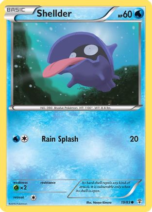 Shellder (19) Reverse Holofoil - Generations