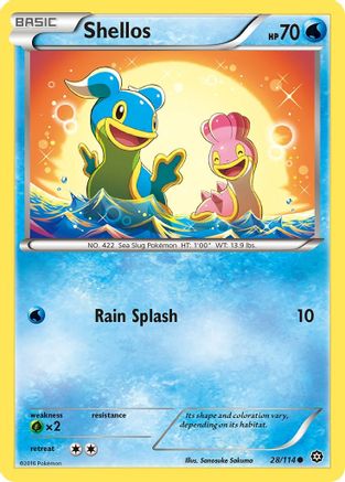 Shellos (28) Reverse Holofoil - Steam Siege