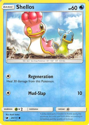 Shellos (29) Reverse Holofoil - Crimson Invasion