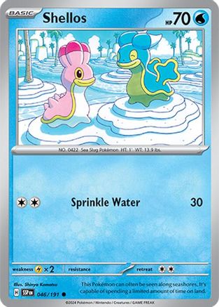 Shellos (46) Reverse Holofoil - Surging Sparks