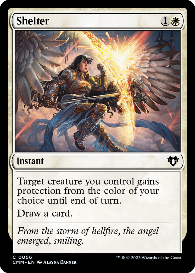 Shelter (056) Foil - Commander Masters