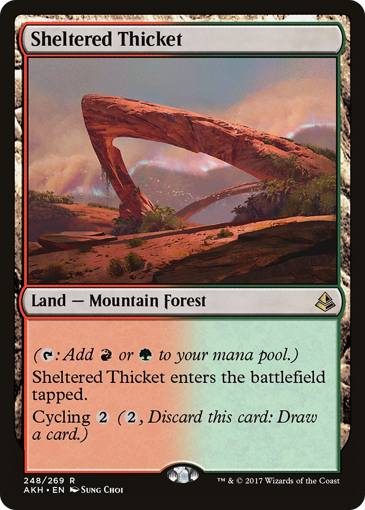 Sheltered Thicket (248) Foil - Amonkhet
