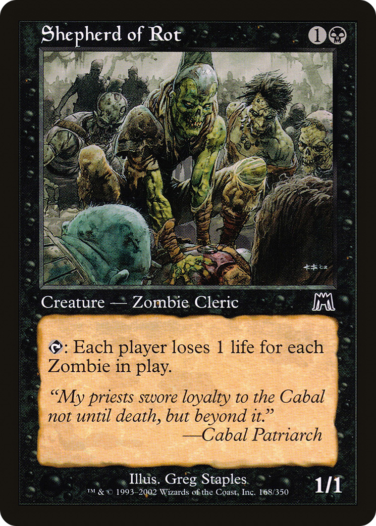 Shepherd of Rot (168) Foil - Onslaught