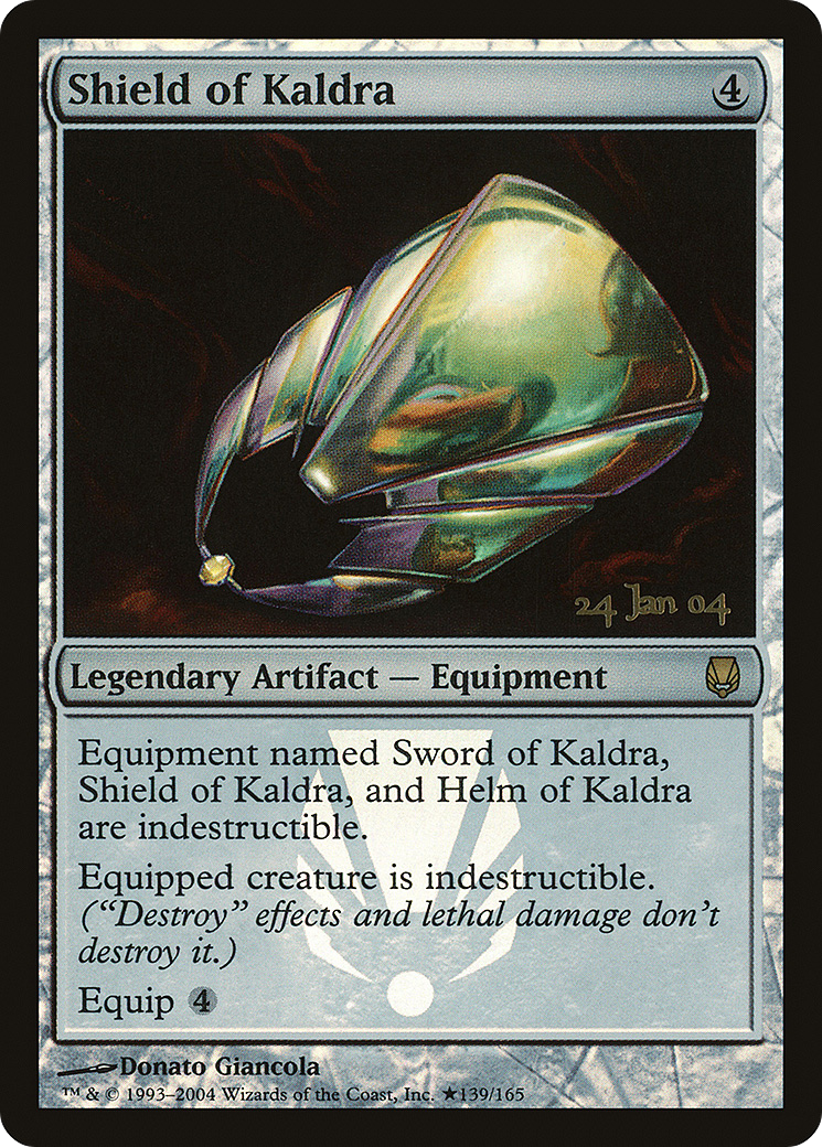 Shield of Kaldra (Promo) (139) Foil - Darksteel