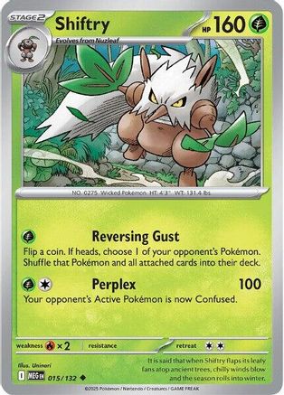 Shiftry (15) Reverse Holofoil - Mega Evolution