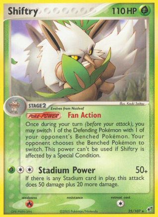 Shiftry (25) Reverse Holofoil - Deoxys