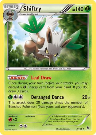 Shiftry (7) Holofoil - Flashfire