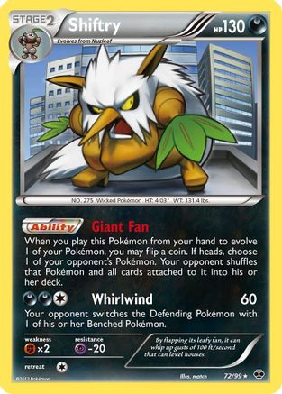 Shiftry (72) Reverse Holofoil - Next Destinies