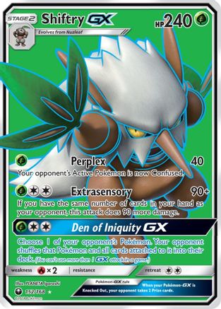 Shiftry GX (Full Art) (152) Holofoil - Celestial Storm