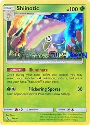 Shiinotic (Prerelease) [Staff] (SM10) Holofoil - Black Star Promos