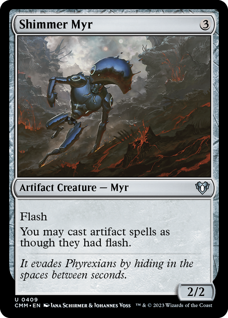 Shimmer Myr (409) Foil - Commander Masters