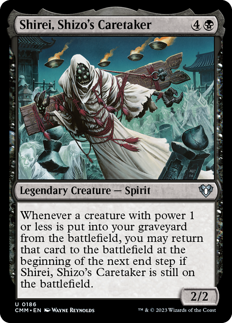 Shirei, Shizo's Caretaker (186) Foil - Commander Masters