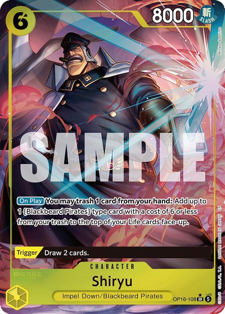 Shiryu (Full Art) (OP16-108) Foil