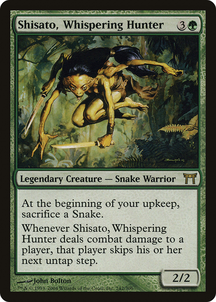 Shisato, Whispering Hunter (242) - Champions of Kamigawa