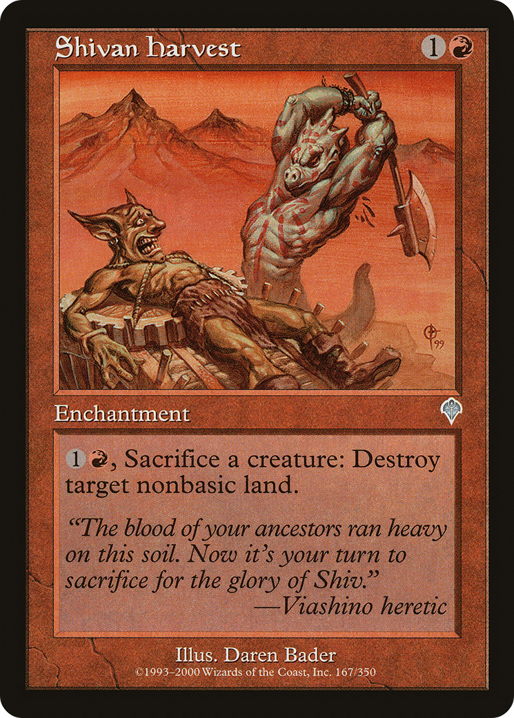 Shivan Harvest (167) - Invasion