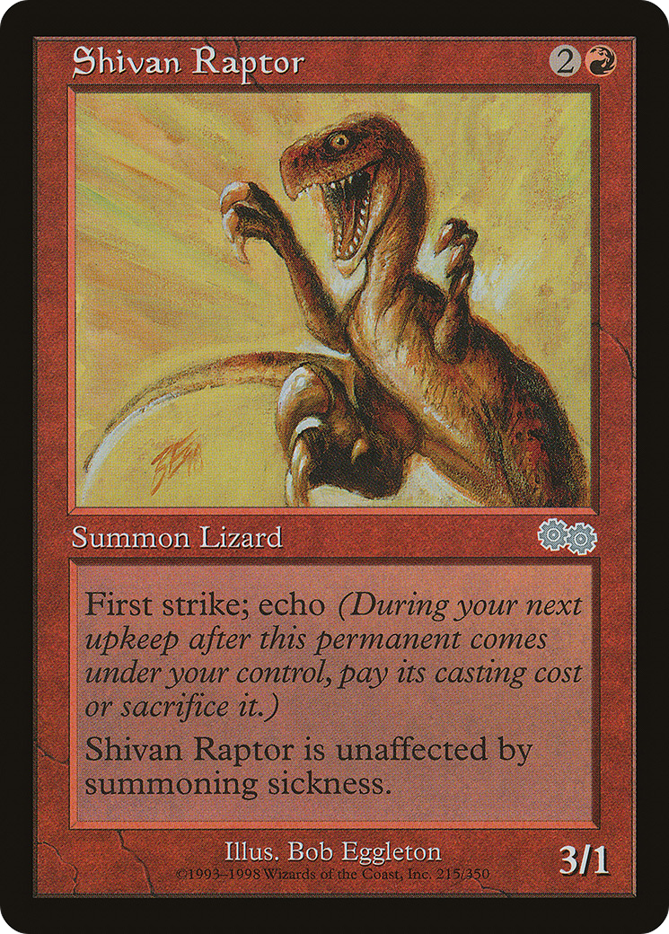 Shivan Raptor (215) - Urza's Saga
