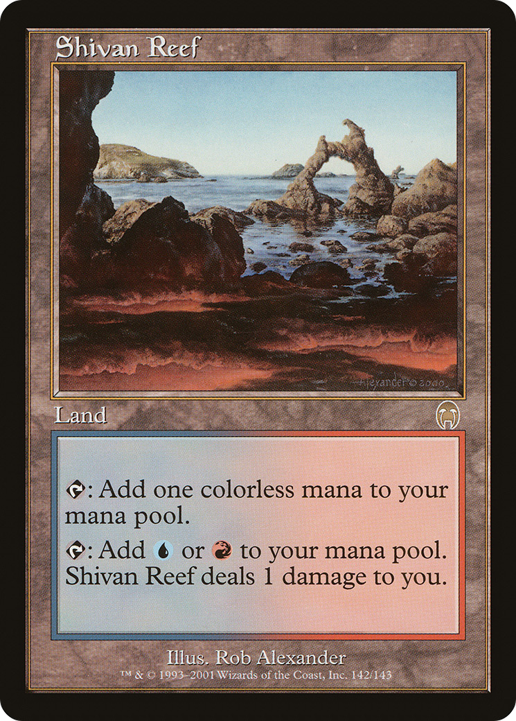 Shivan Reef (142) Foil - Apocalypse