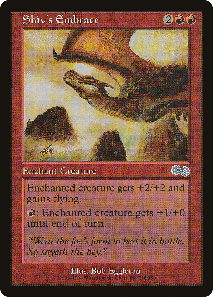 Shiv's Embrace (216) - Urza's Saga