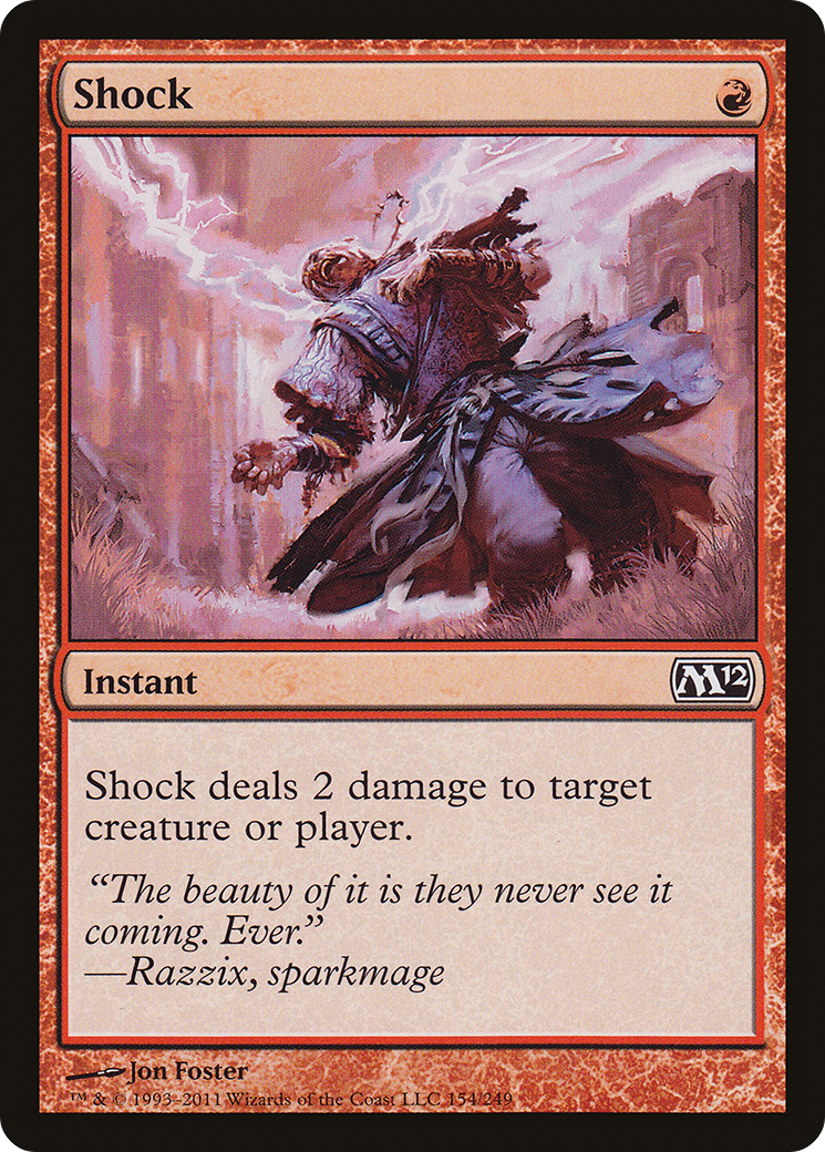 Shock (154) Foil - Magic 2012