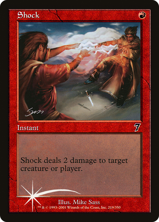 Shock (219) Foil - Seventh Edition