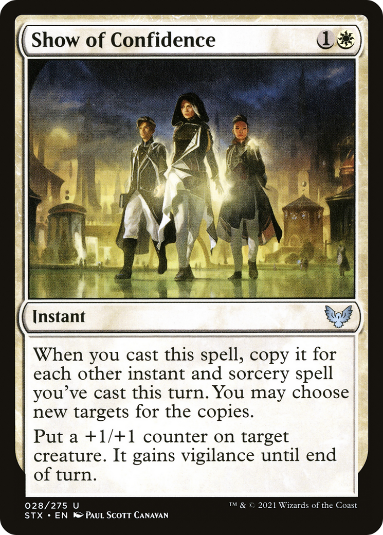 Show of Confidence (028) - Strixhaven: School of Mages Foil
