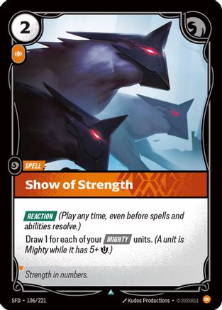 Show of Strength (106) - Spiritforged