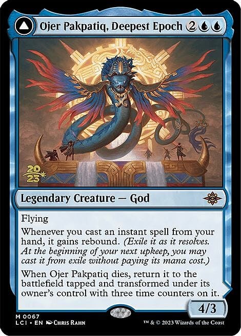 Ojer Pakpatiq, Deepest Epoch // Temple of Cyclical Time (Prerelease) (67s) Foil - The Lost Caverns of Ixalan