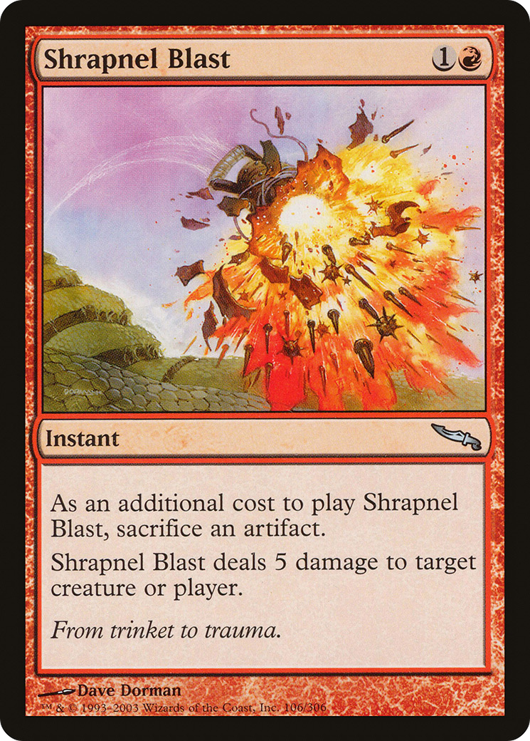 Shrapnel Blast (106) Foil - Mirrodin