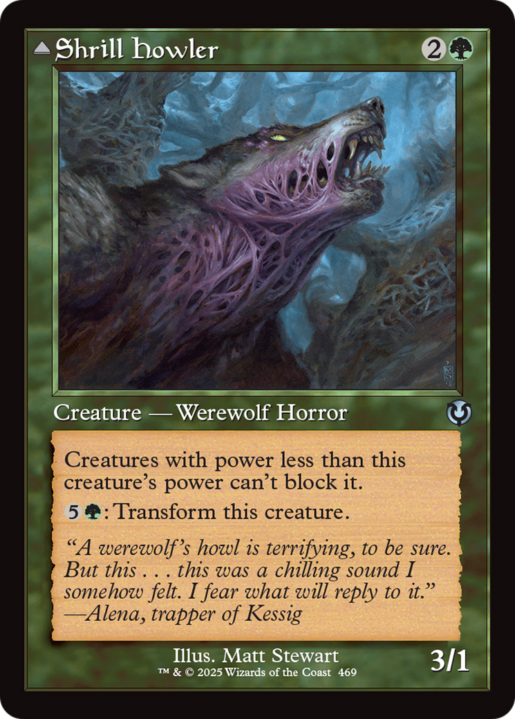 Shrill Howler // Howling Chorus (Retro) (469) Foil - Innistrad Remastered