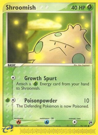 Shroomish (78) Reverse Holofoil - Sandstorm