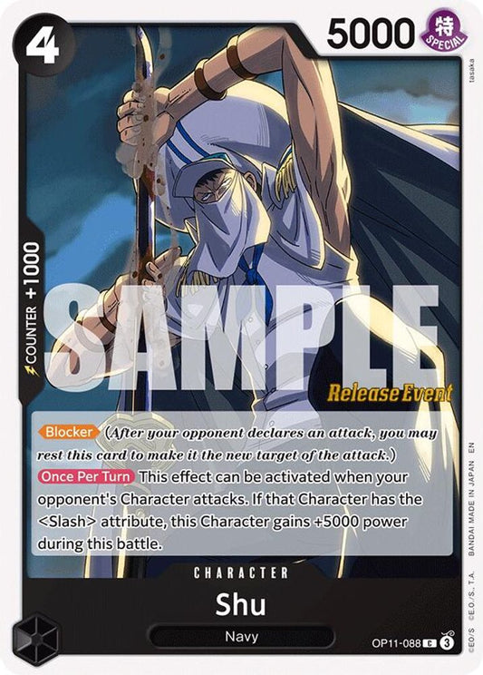 Shu (OP11-088) Release Event Cards