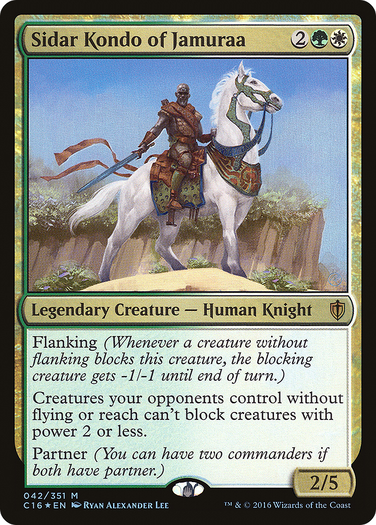 Sidar Kondo of Jamuraa (042) Foil - Commander 2016