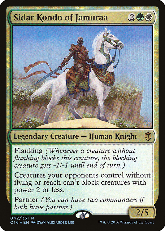 Sidar Kondo of Jamuraa (042) Foil - Commander 2016