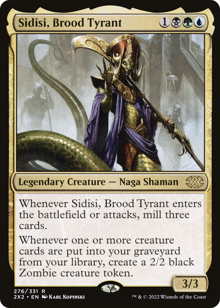 Sidisi, Brood Tyrant (276) Foil - Double Masters 2022
