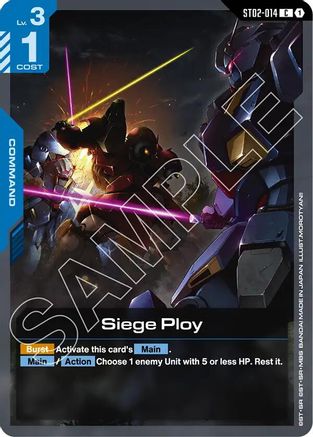 Siege Ploy (ST02-014) - Starter Deck 08: Flash of Radiance