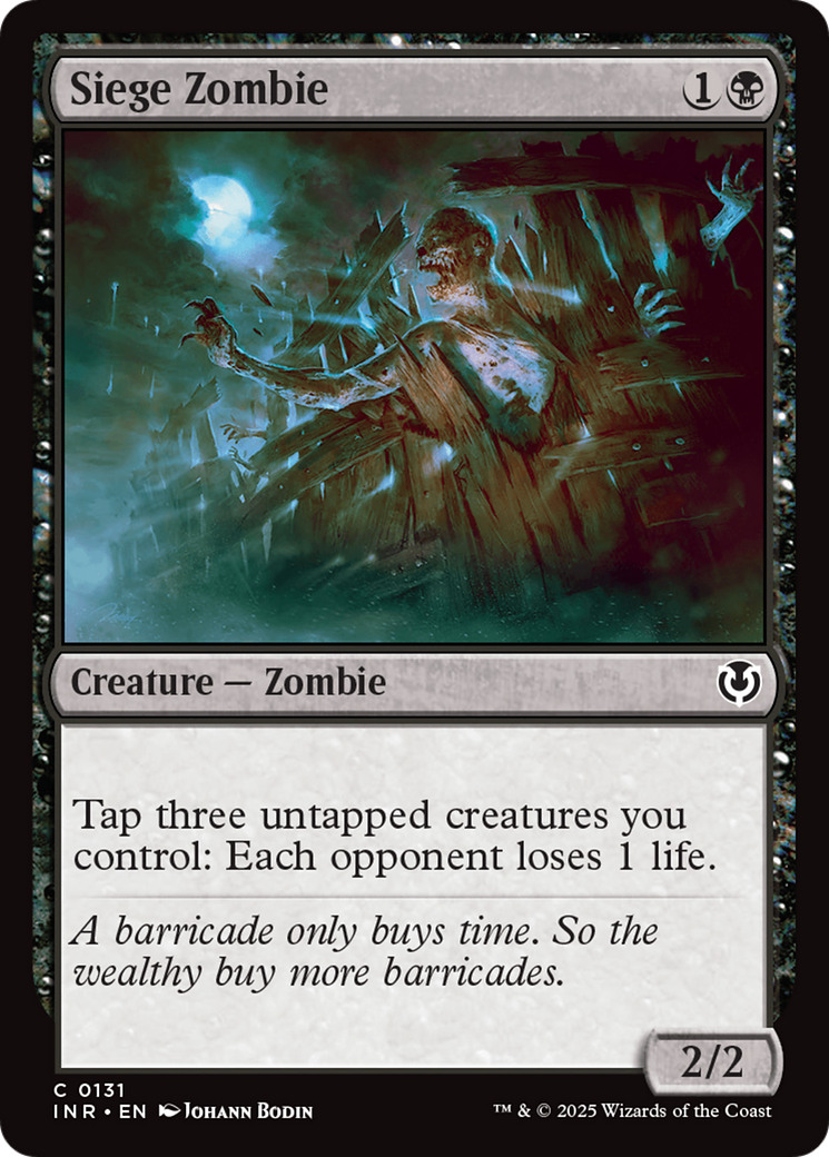 Siege Zombie (131) Foil - Innistrad Remastered