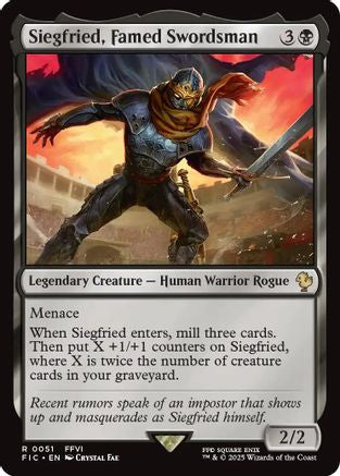 Siegfried, Famed Swordsman (051) - Commander: FINAL FANTASY