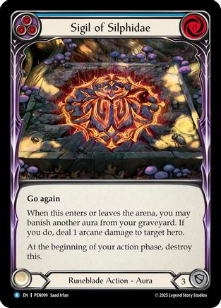 Sigil Of Silphidae (Blue) (PEN099) - Compendium of Rathe