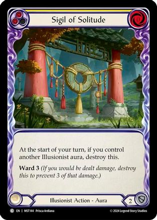 Sigil of Solitude (Yellow) (MST144) Rainbow Foil - Part the Mistveil