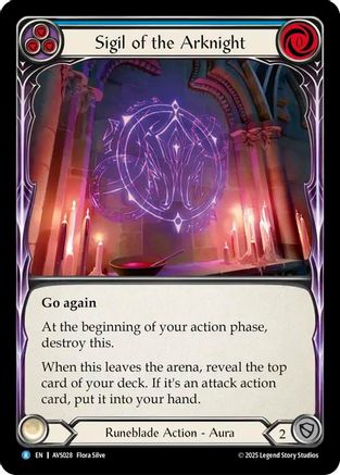 Sigil of the Arknight (Blue) (AVS028) - Armory Deck: Legends Viserai
