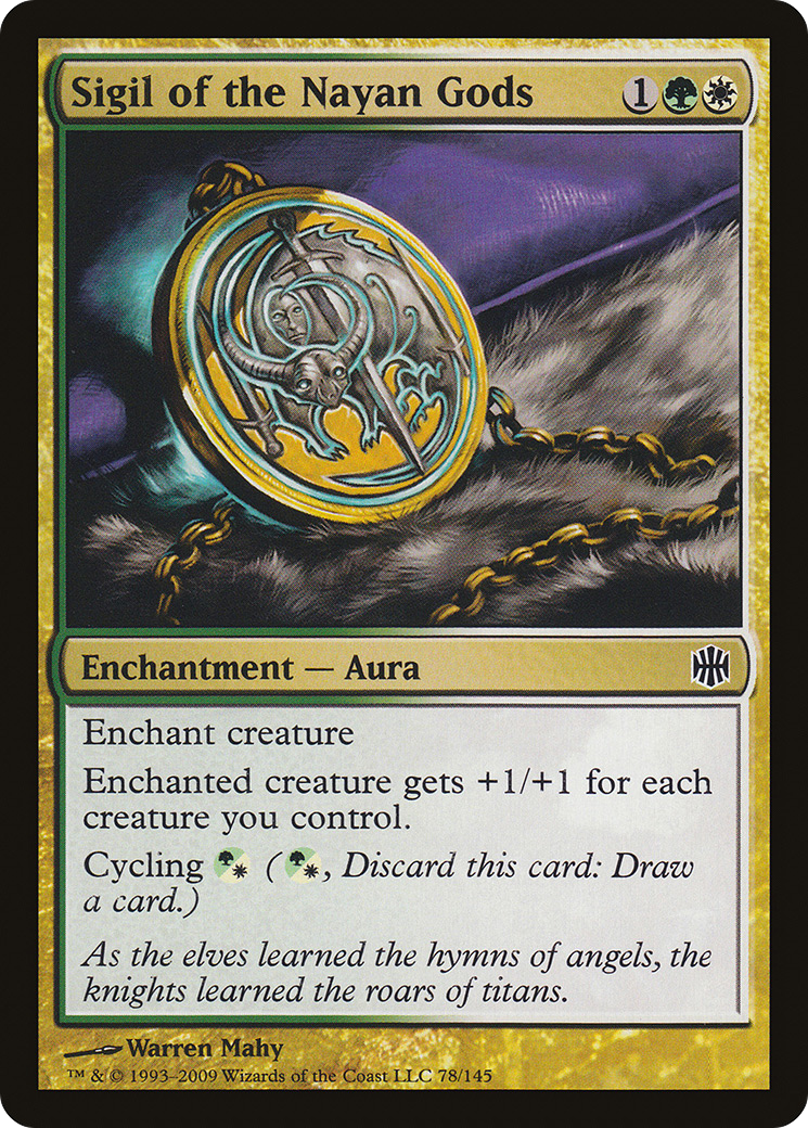 Sigil of the Nayan Gods (078) Foil - Alara Reborn