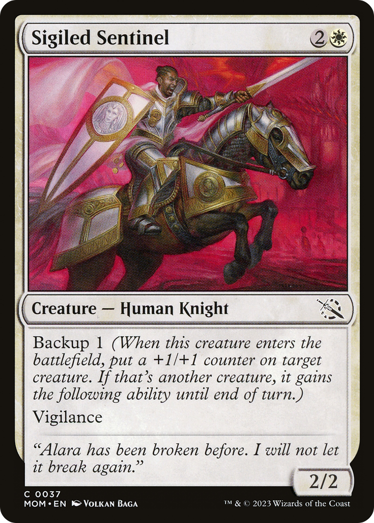 Sigiled Sentinel (037) - March of the Machine Foil
