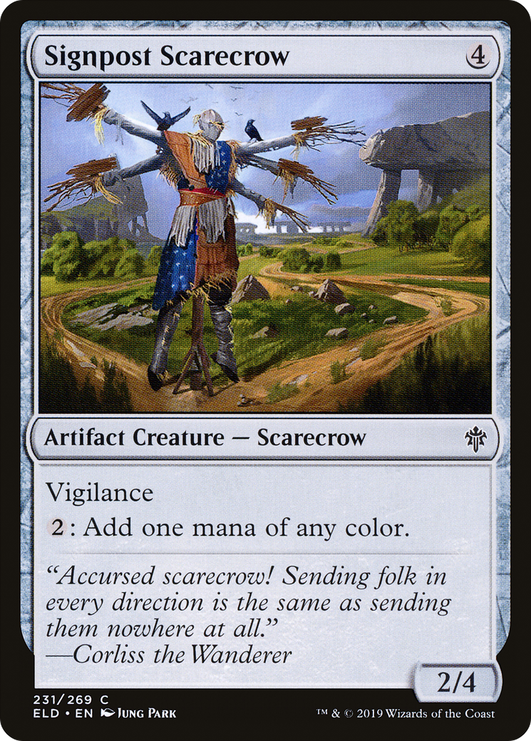 Signpost Scarecrow (231) - Throne of Eldraine Foil