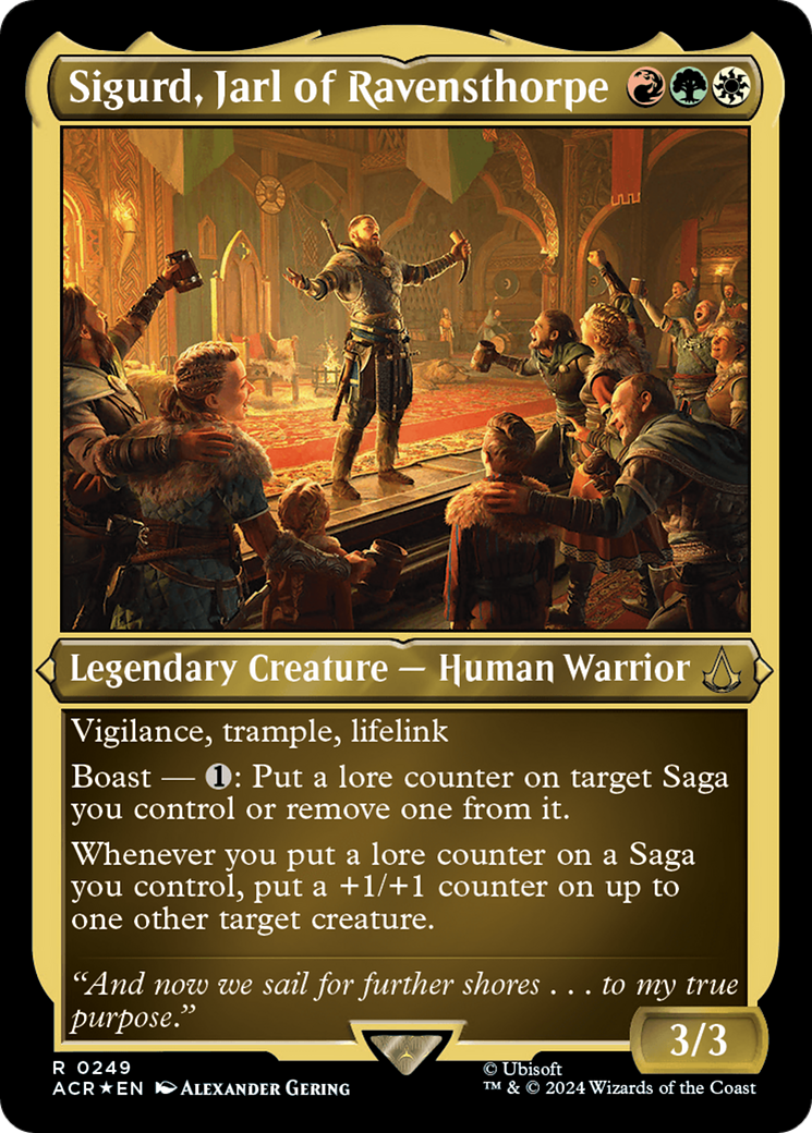 Sigurd, Jarl of Ravensthorpe (249) Etched Foil - Assassin's Creed