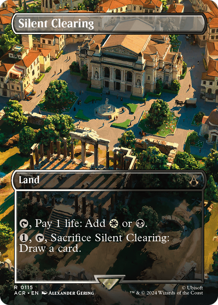 Silent Clearing (Borderless) (115) Foil - Assassin's Creed