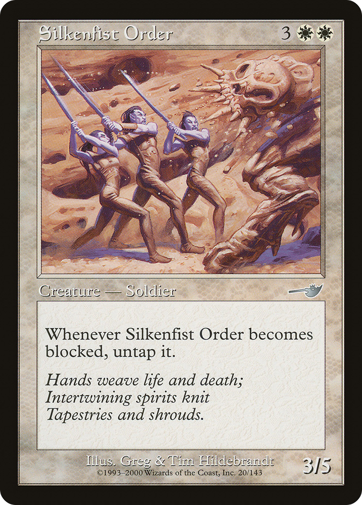 Silkenfist Order (020) Foil - Nemesis