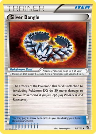 Silver Bangle (88) Reverse Holofoil - Plasma Blast